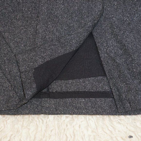 Rebecca Taylor Lamb Trim Silk/Wool Tweed Dress 6 - Picture 12 of 15